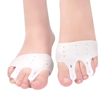 24pcs silicone insole finger toe separator forefoot cushion pad hallux valgus bunion corrector splint feet straightener brace