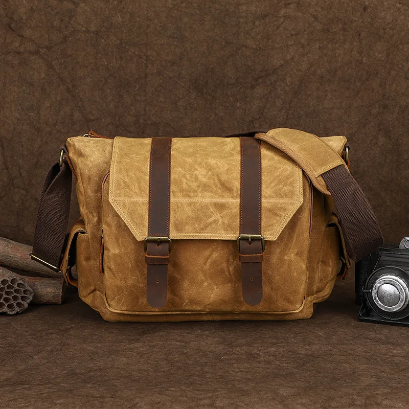 

Cross border New DSLR Digital Camera Bag Single Shoulder Crossbody Bag Outdoor Portable Canvas Micro DSLR Photography Bag