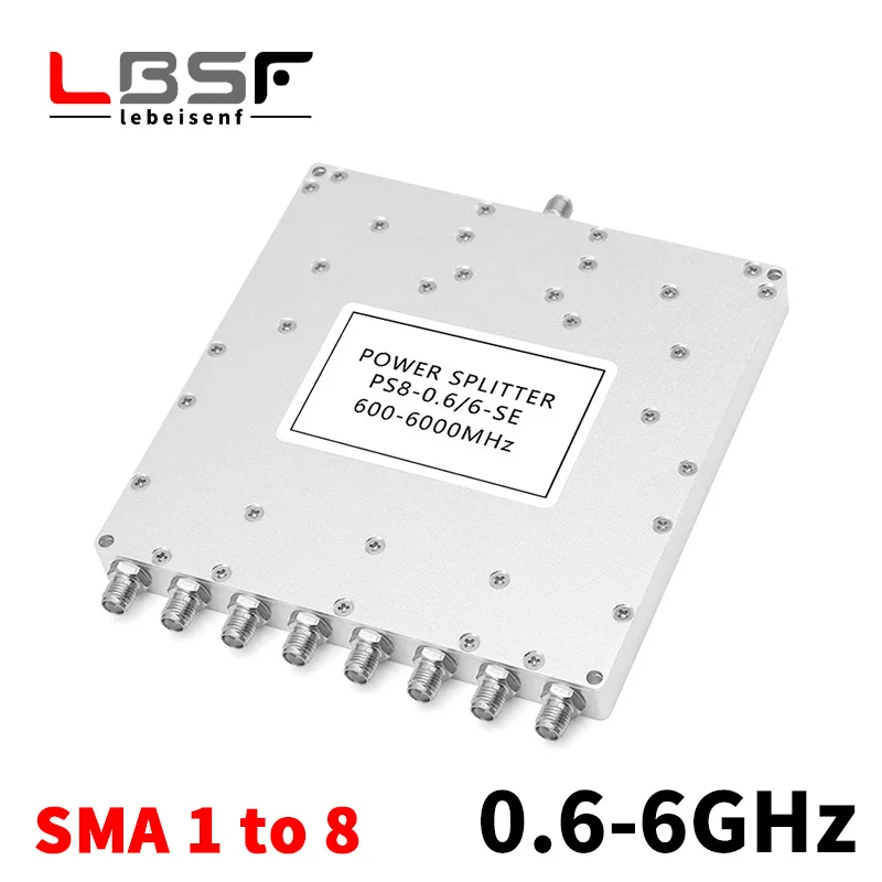 

6000M one-point eight-channel microstrip power divider 0.6-6GHz SMA power divider WIFI test