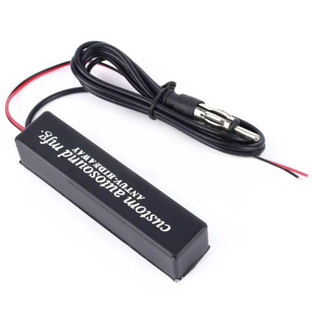 

12V Car Radio Antenna Support AM FM Radio Hidden Signal Booster Amplifier Vehicle Aerials Radio Antenna Fast Delivery