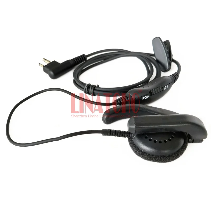 G Earphone Earpiece Headset Mic for A6 A8 GP2000 GP3688 Radio Security 2 Pin Walkie Talkie