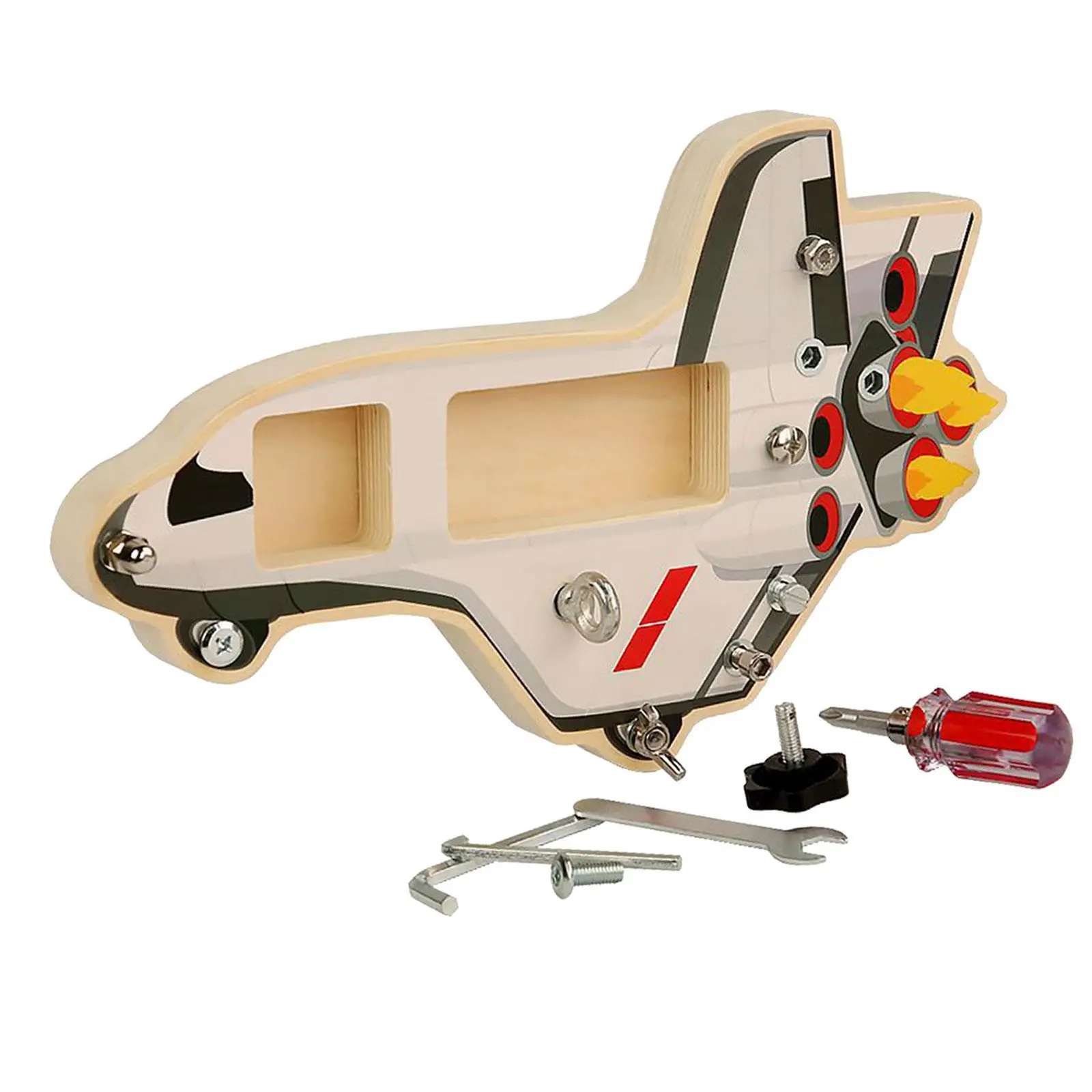 

Busy Boards Materials Gift Montessori Toys Spaceship for Toddlers Kids Girls