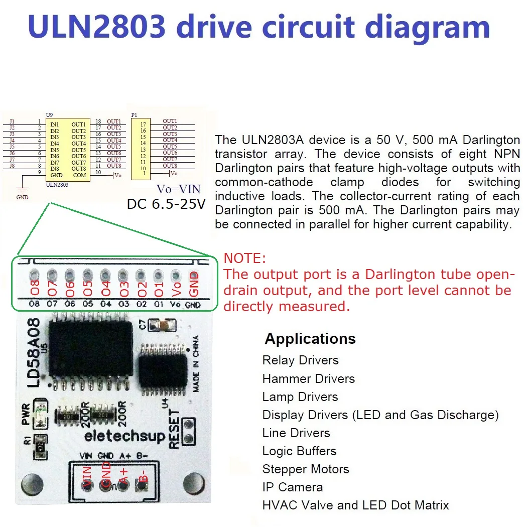 8-канальный RS485 Modbus RTU DO/PWM выход Многофункциональная плата драйвера MOS для