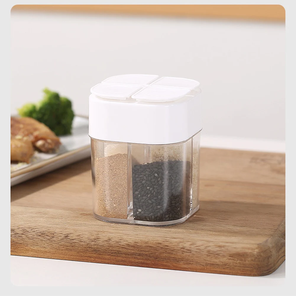 

Plastic Seasoning Jar Condiment Container Bottle Pepper Spice Organizer Outdoor Camping BBQ Kitchen Storage Tools