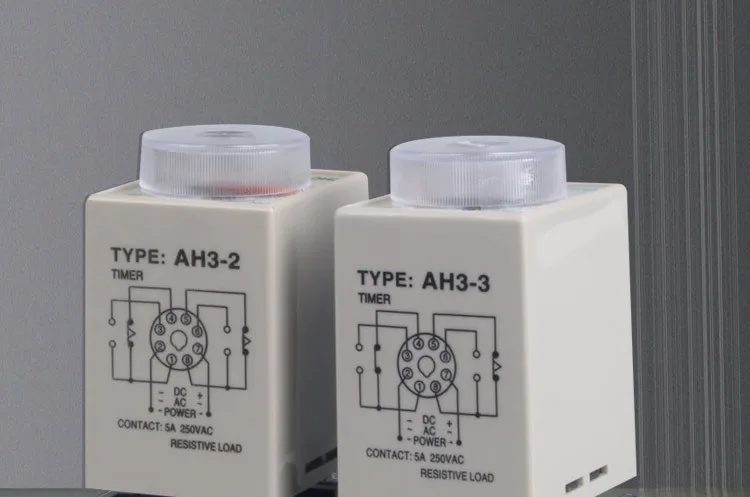Реле времени AH3-3: Φ AC 220v DC 24v12v регулируемый таймер Управления задержкой 8 pin