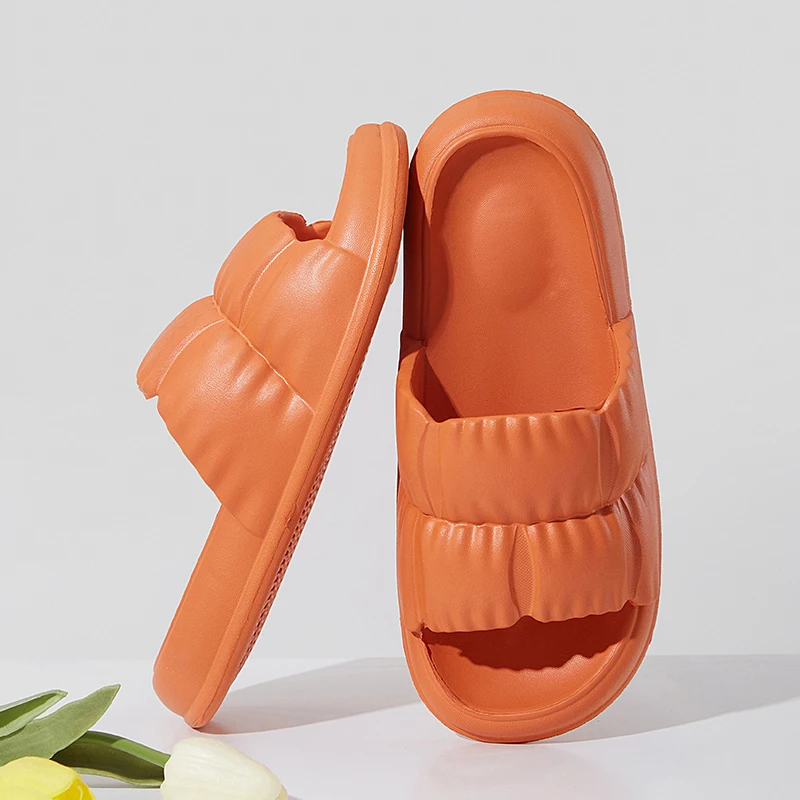 YISHEN Slippers Women Home Shoes Thick Platform Summer Beach Flip Flops Soft Flat Shoes Non-slip Slides Sandal Zapatillas Mujer