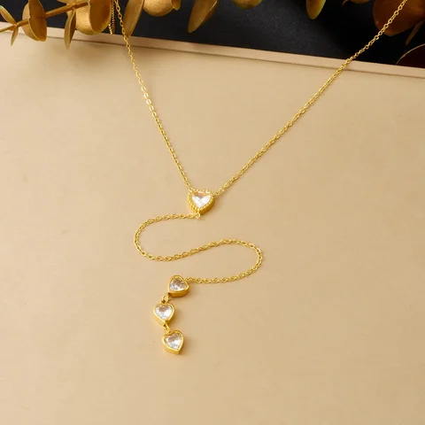 DIEYURO Золотой кулон с кисточкой