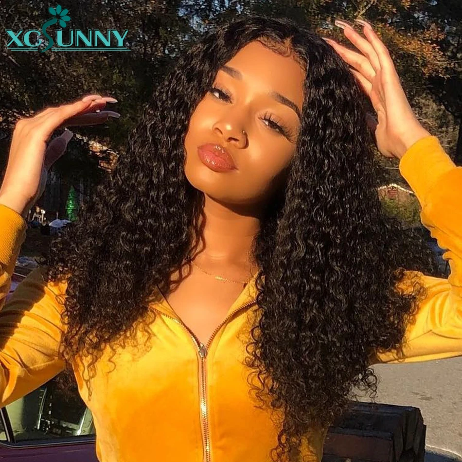 

Deep Wave Frontal Wig 13x6 HD Lace Curly Lace Front Human Hair Wigs Pre Plucked For Black Women Brazilian Hair