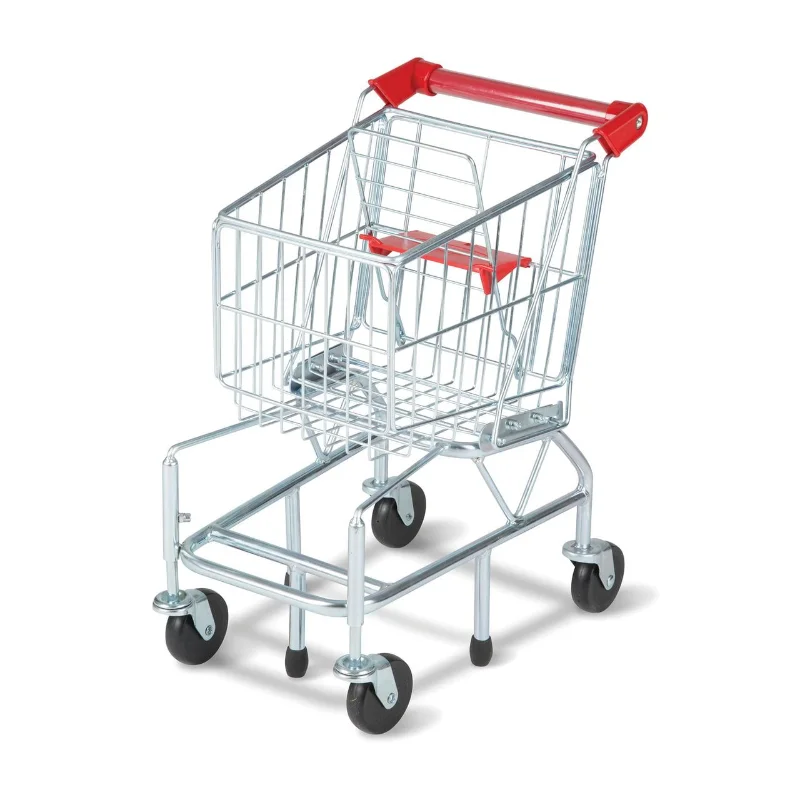 

Melissa & Doug Toy Shopping Cart With Sturdy Metal Frame