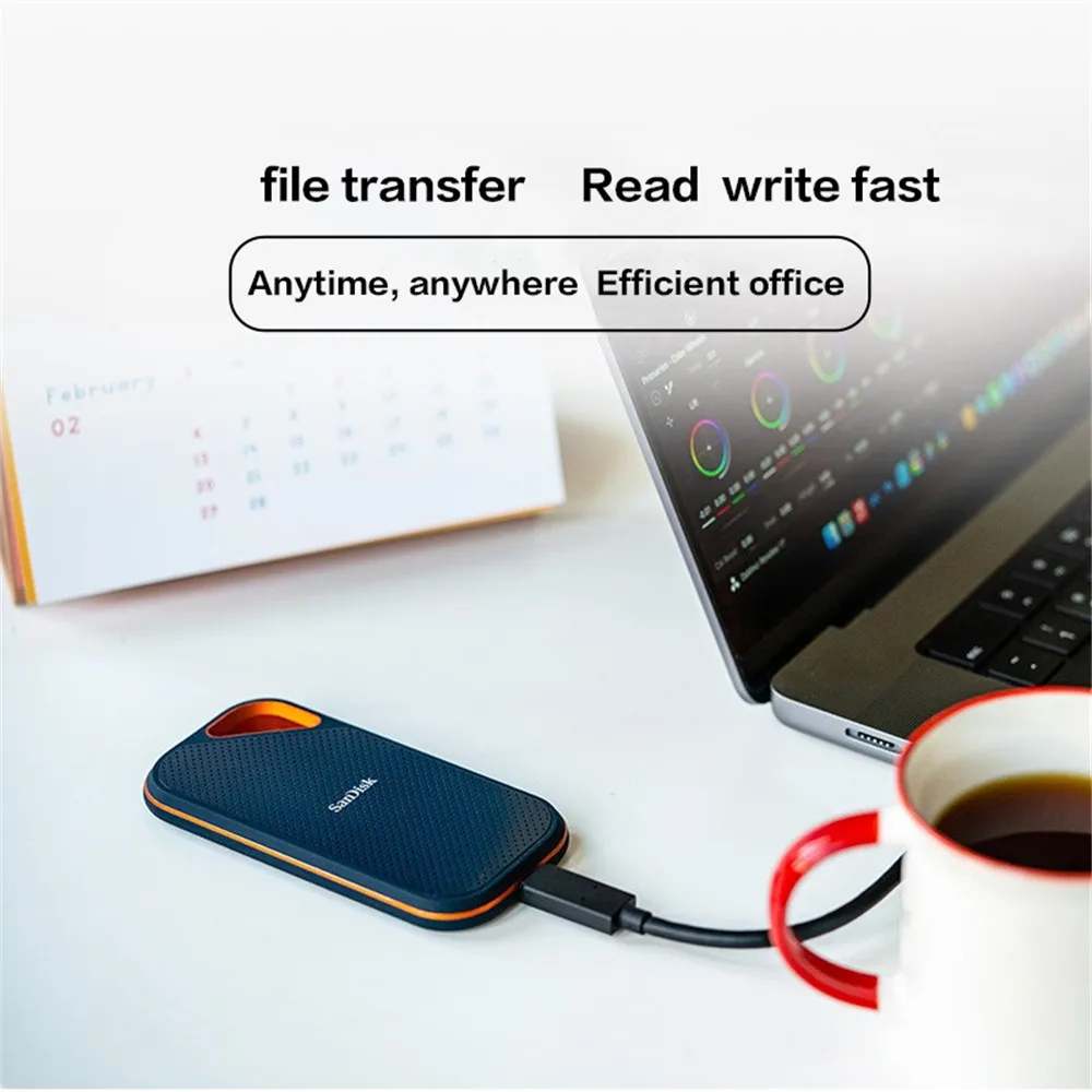 Портативный внешний твердотельный накопитель SanDisk Extreme PRO E81 4 ТБ USB 2000 Type-A C SSD NVMe
