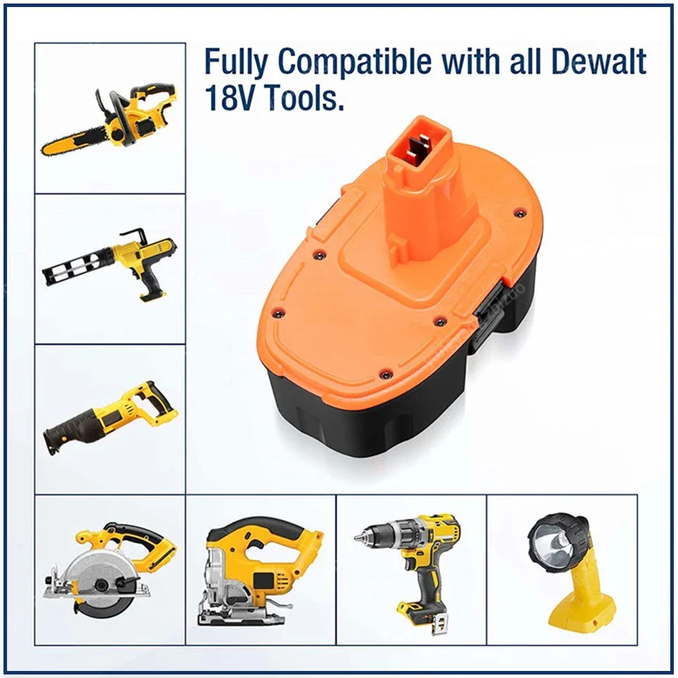 Ni-MH аккумулятор 18 В 4 0 Ач 5 6 для Dewalt DC9096 DE9039 DE9096 DE9098 DE9503 DC212 DC330 сменный