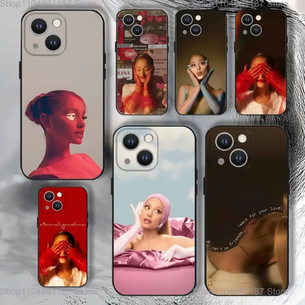 Фото Чехол для телефона A- Ariana G-Grande Yes And для iPhone 17, 16, 15, 14, 13, 12, 11, Pro, XS, Max, XR, Plus, E, SE4, Mini, черный, мягкий №1