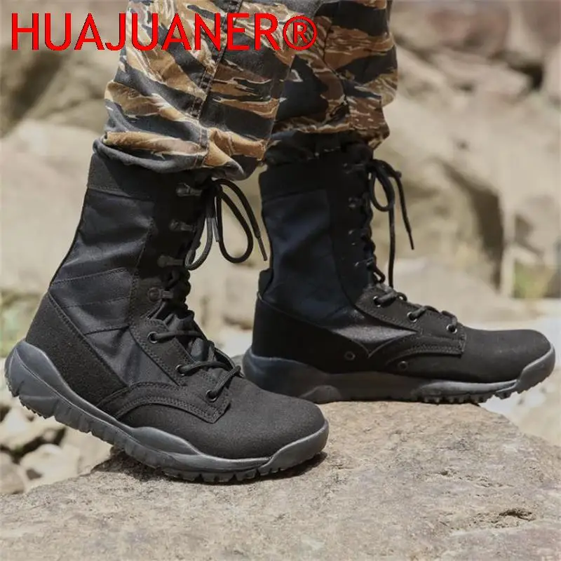 

Ultralight Men Army Boots Outdoor Jungle Shoes Man Women Military Tactical Ankle Boots Breathable Combat Desert Boots Hiking