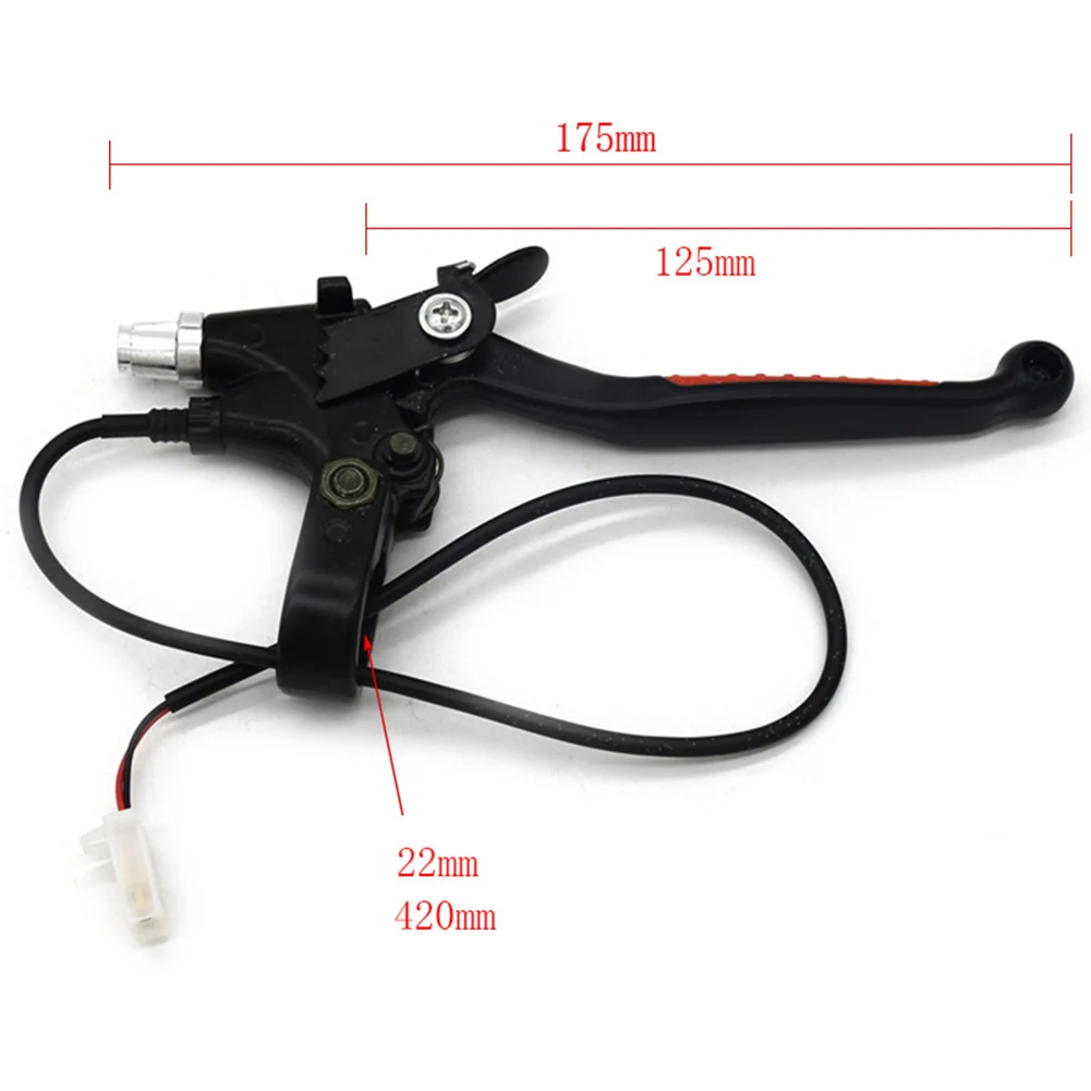 

High Quality E-bike Brake Lever Brake Black Cut Off Power Handle Caliper Electric Bicycle Handlebar Diameter 22mm