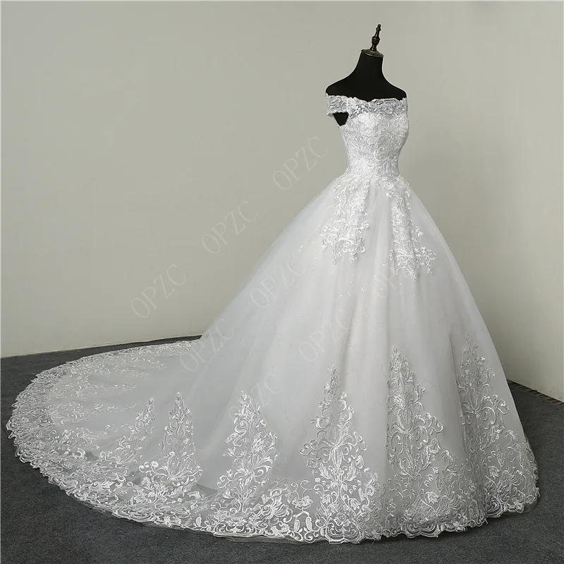 

S0062F 2023 New High -Quality Hot -Selling Lace Embroidered Tube Top Sleeveless Land Long Bride Wedding Dress