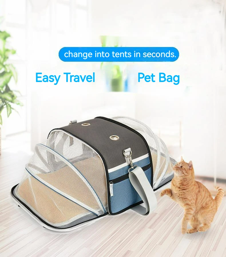 

Cat Bags Pet Backpacks Outdoor Portable Folding Breathable Carrier Travel Puppy Kitten Single Shoulder Pet Carrying Bag
