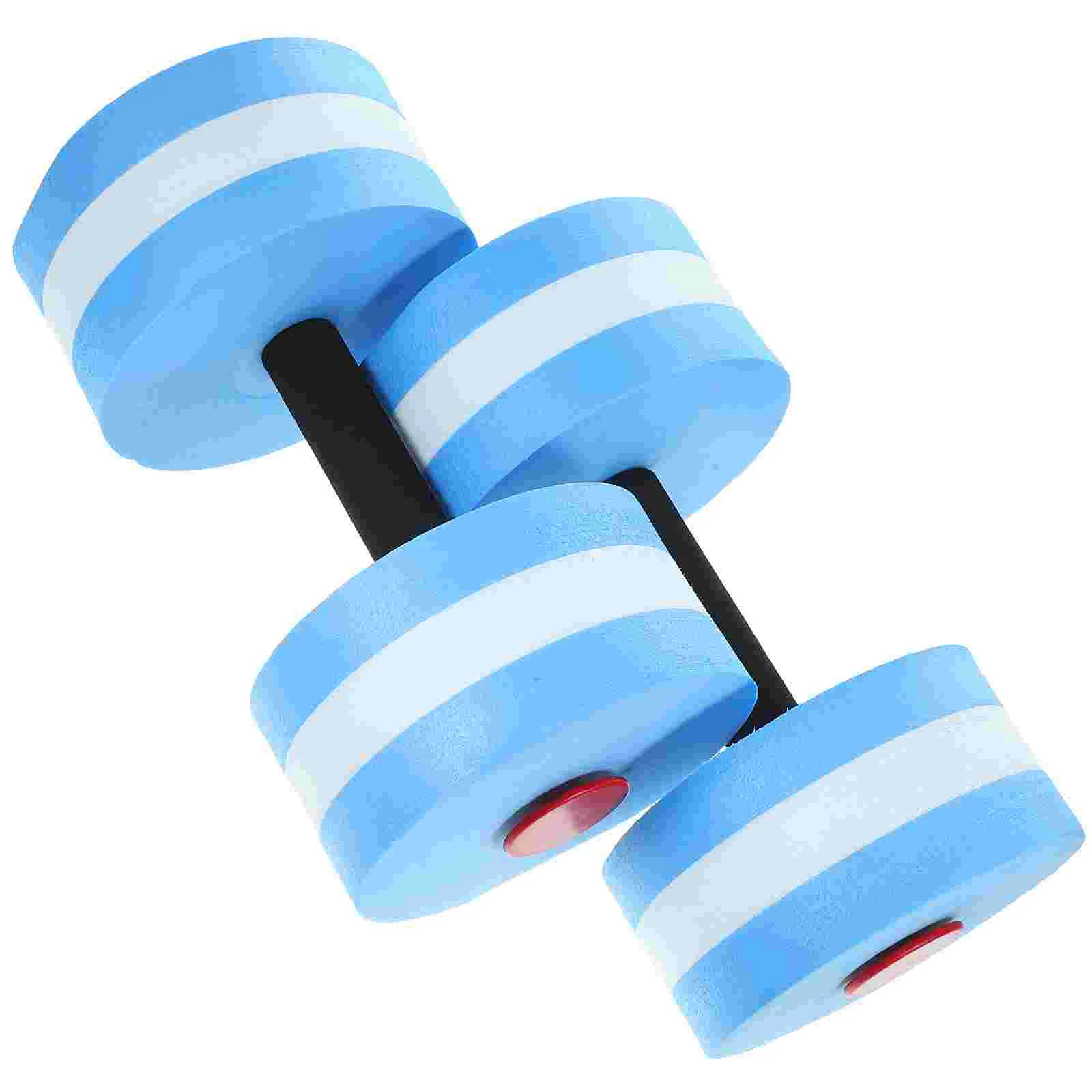 

2pcs Aquatic Exercise Dumbbells Dumbbells Water Aerobics Barbells EVA Floating Dumbbells Swimming Water Fitness Pool Hand Bar