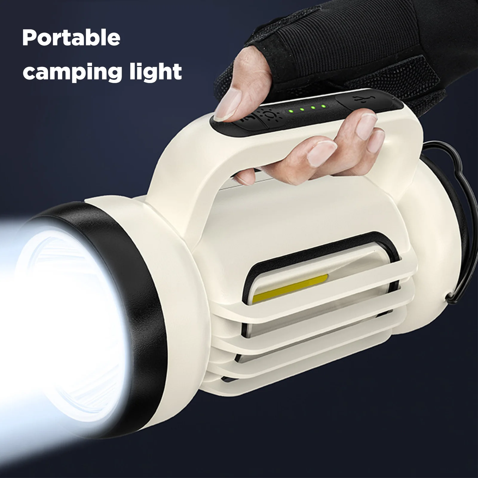 

LED Camping Lantern Ultra Bright High Power Powerful Flashlight Portable Rechargeable 3600mAh Power Bank for Camping Emergencies