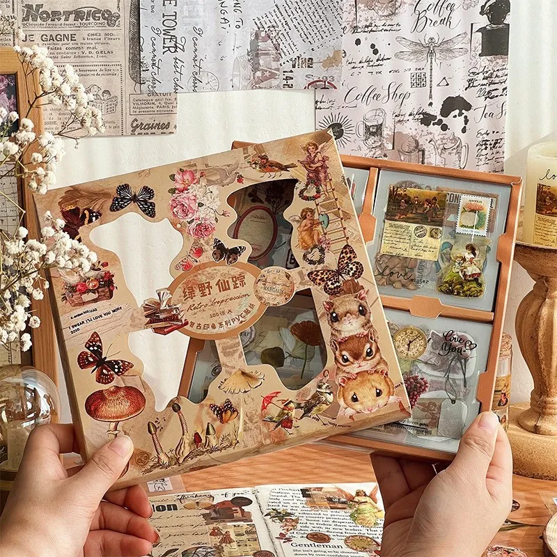 

100 шт., декоративные наклейки для книг, скрапбукинга