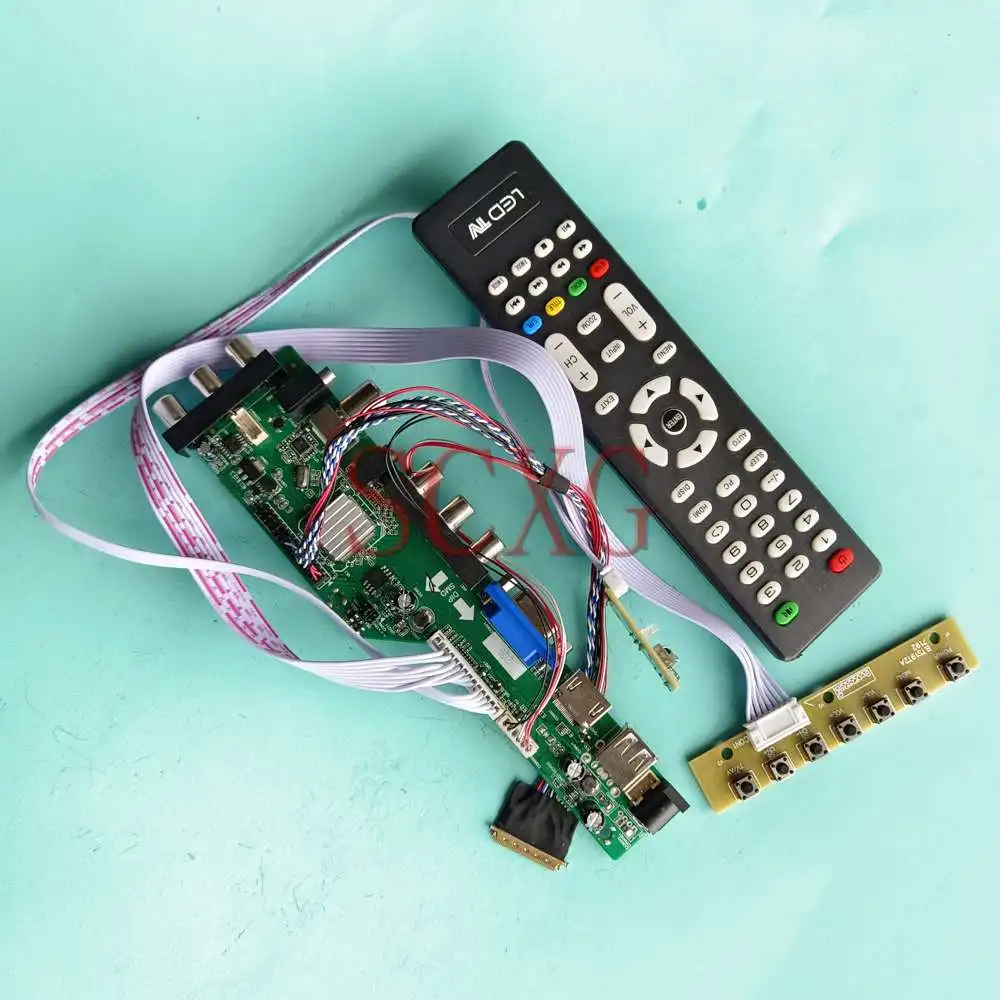 

Подходит для N164HGE-L11 набор для платы ЖК-контроллер 1920 1080 монитор 40 Pin LVDS 16,4 "VGA AV USB HDMI-совместимый цифровой сигнал DVB