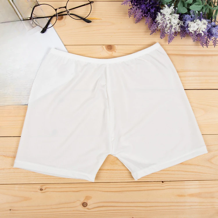 Пара защитных брюк из ледяного шелка для девочек с трехточечными леггинсами.