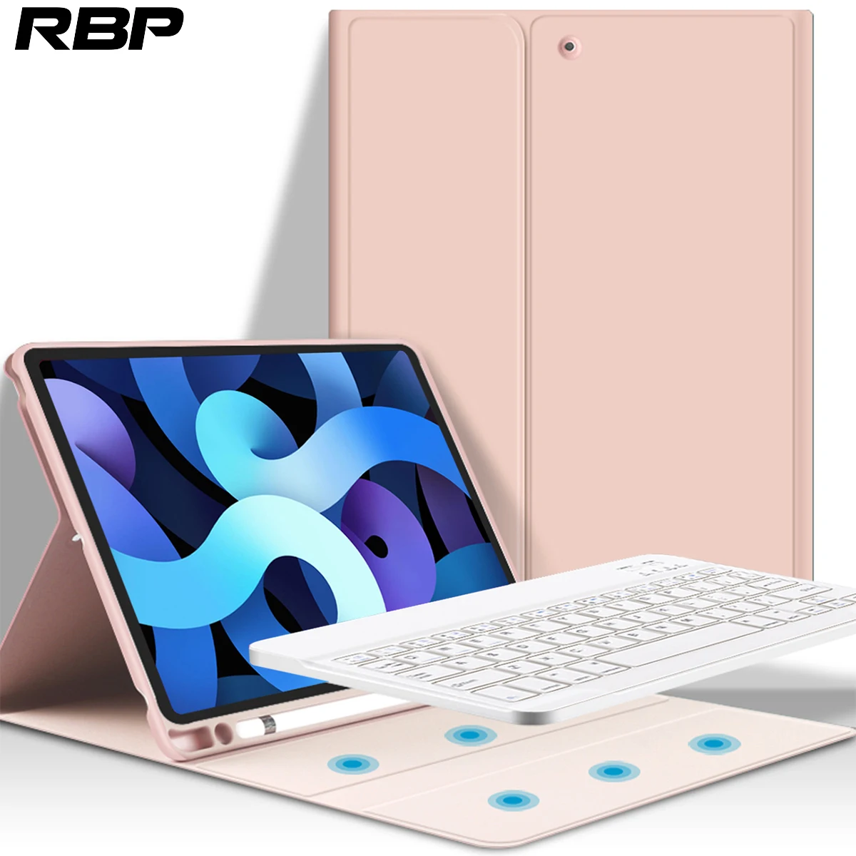 

RBP Keyboard For iPad 10.2 7th 8th 9th Case Generation Cover For iPad 9.7 5th/6th Air 4 5 10.9 2022 Mini 6 2021 Pro 11 2021 Case