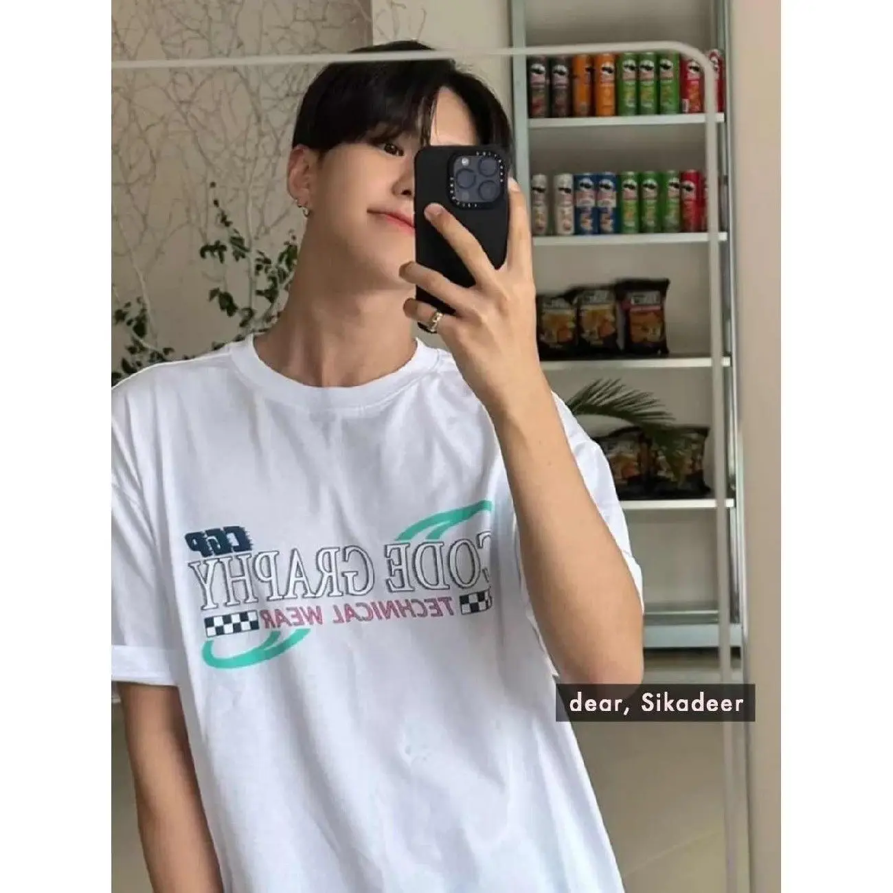 Cgp Футболка С Короткими Рукавами И Американскими Буквами Right Junyong Корейская