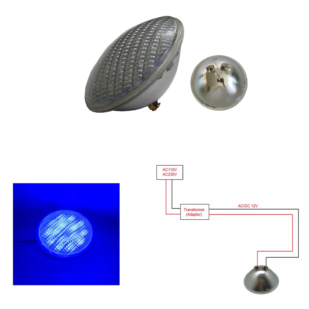 

Подводный светильник HKGOLDTURE PAR 56 RGB 12В