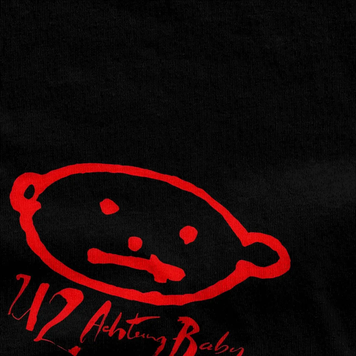 U2 ACHTUNG Детская футболка с логотипом рок-музыки для мужчин и женщин хлопковые топы