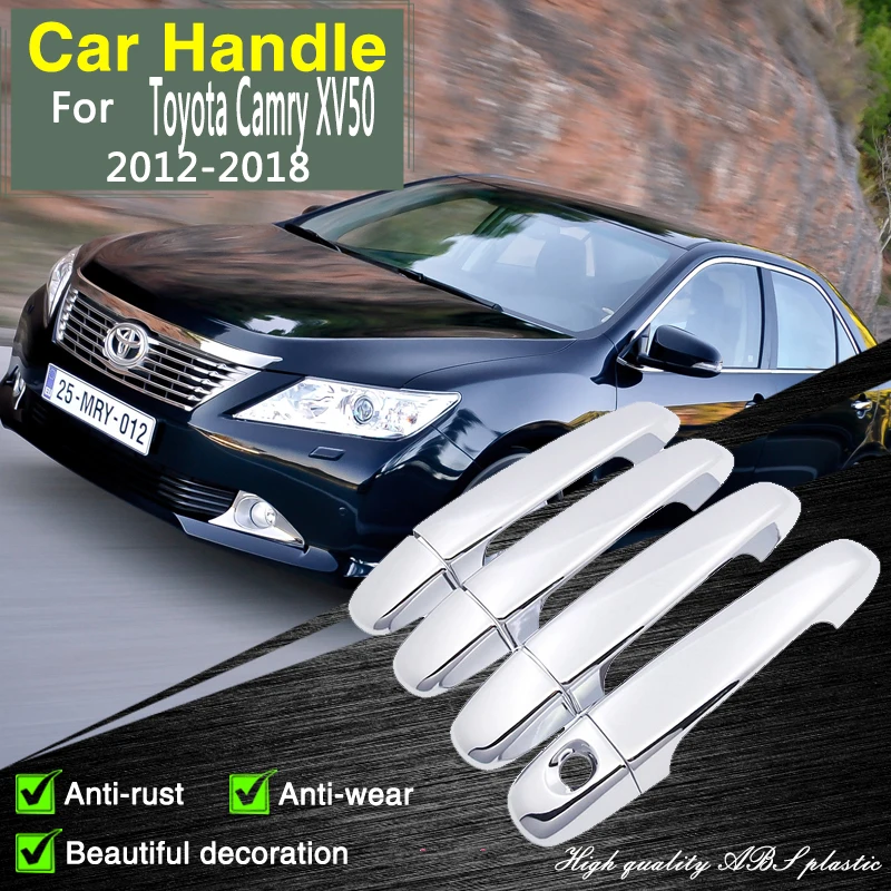 Хромированная накладка на дверную ручку для Toyota Camry XV50 Daihatsu Altis 2012 ~ 2018 аксессуары