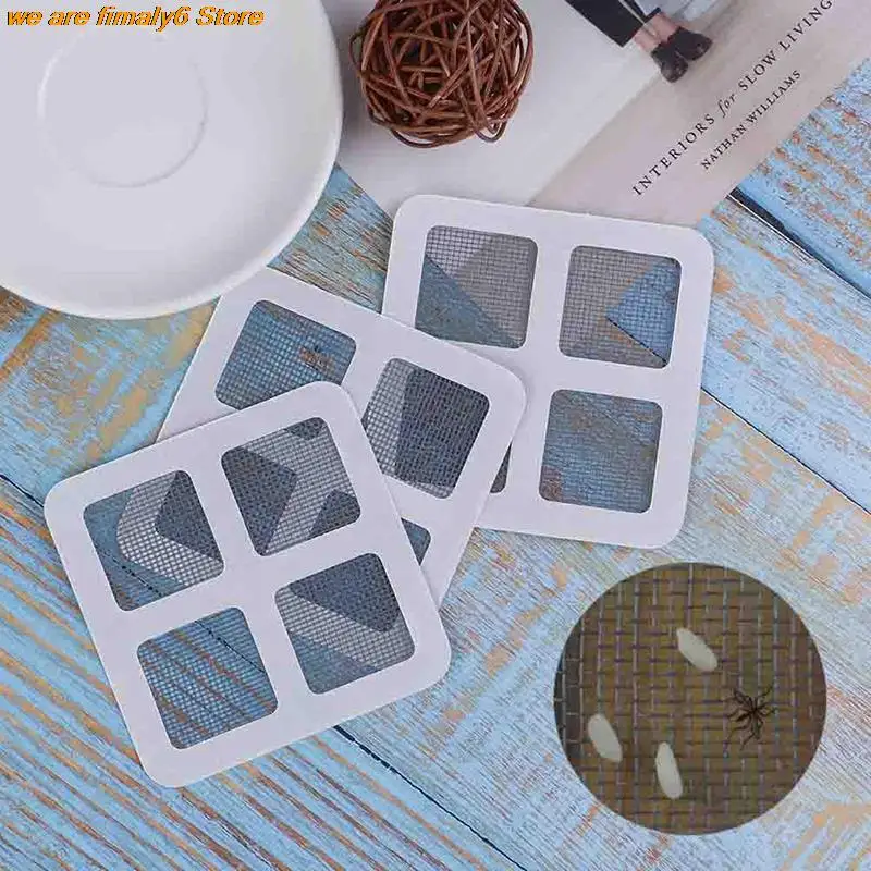 

Window Door Screen Net Fix Repair Sticky Patch Self Adhesive Kit Covering Holes