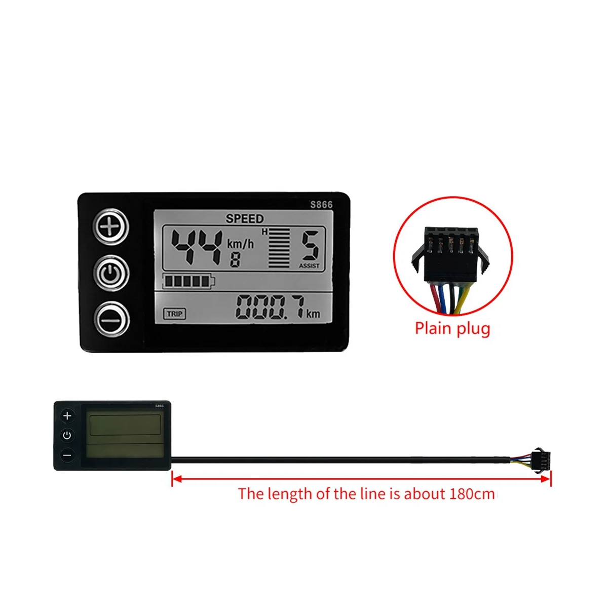 30A трехрежимная Синусоидальная лампа с дисплеем S866 для 36 в 48 750 Вт 1000 Запчасти