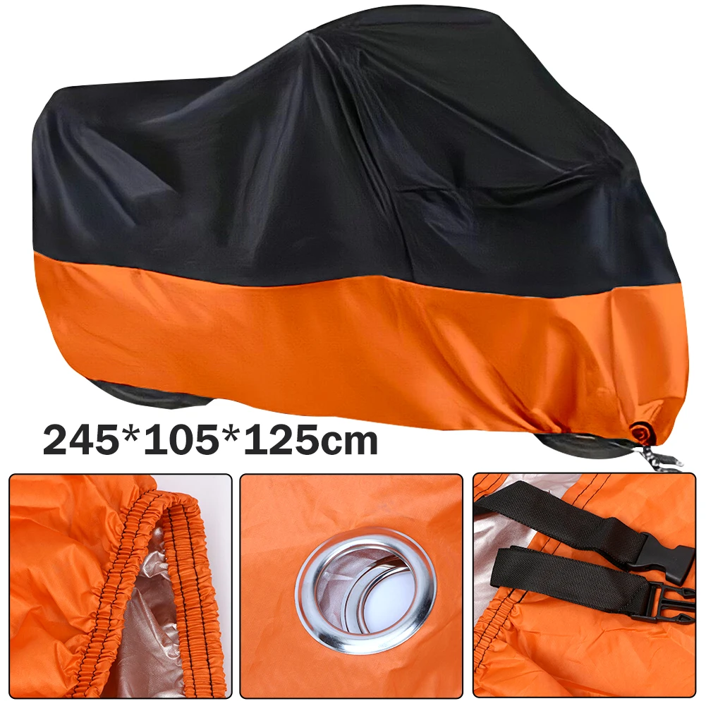 

Large Waterproof Outdoor Motorcycle Motorbike Scooter Cruiser Motor Bike Cover