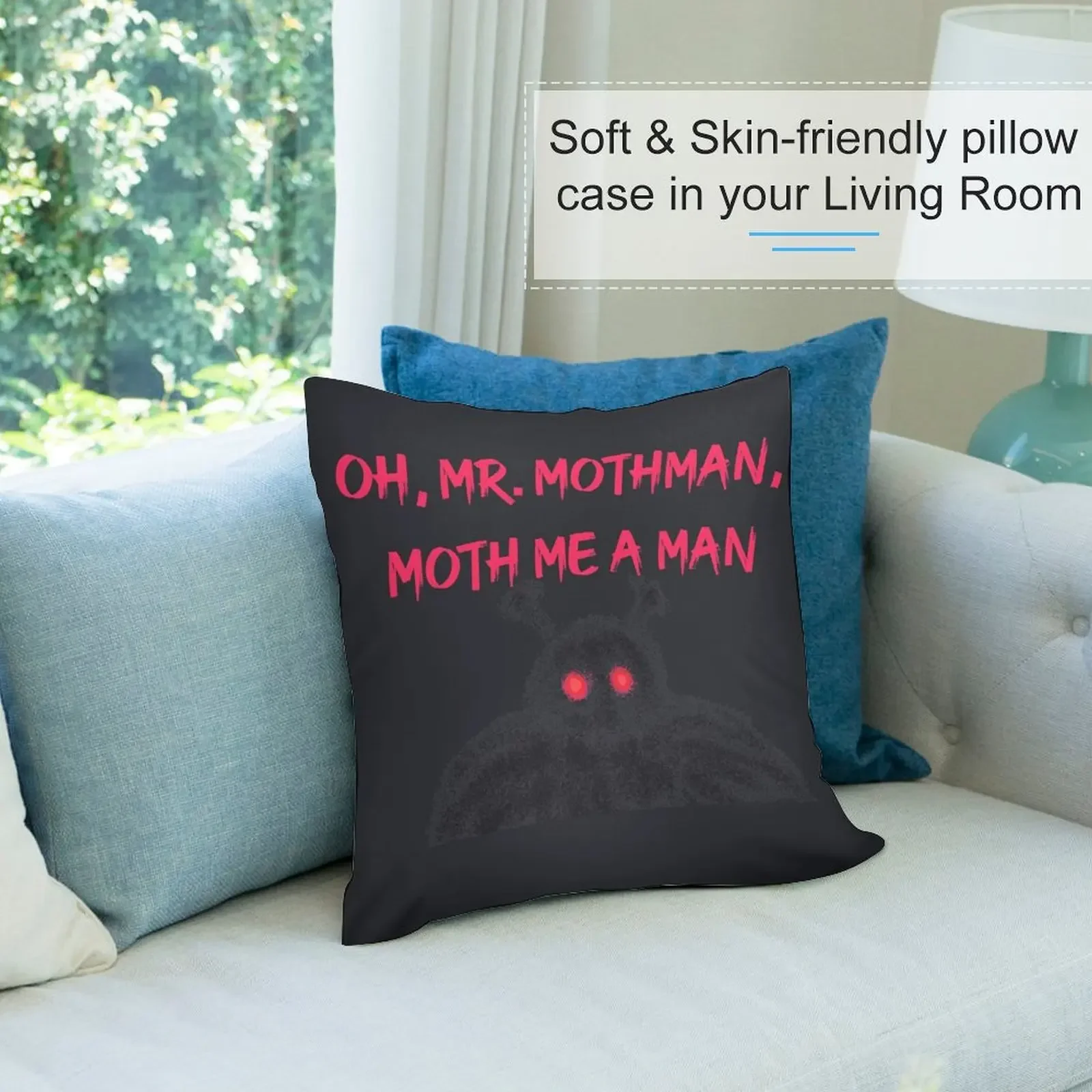 Чехлы для подушек mr mothman moth me a man