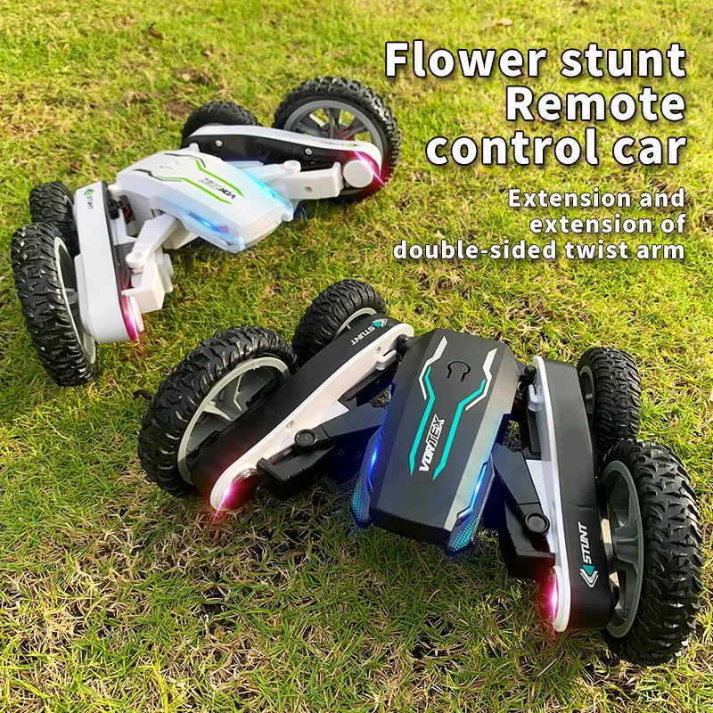 

4WD RC Car Toys 2.4G Drift Stunt 360 Degree Rotating Remote Controller Climbing Off-Road Racing Cars Toy For Children Xmas Gift