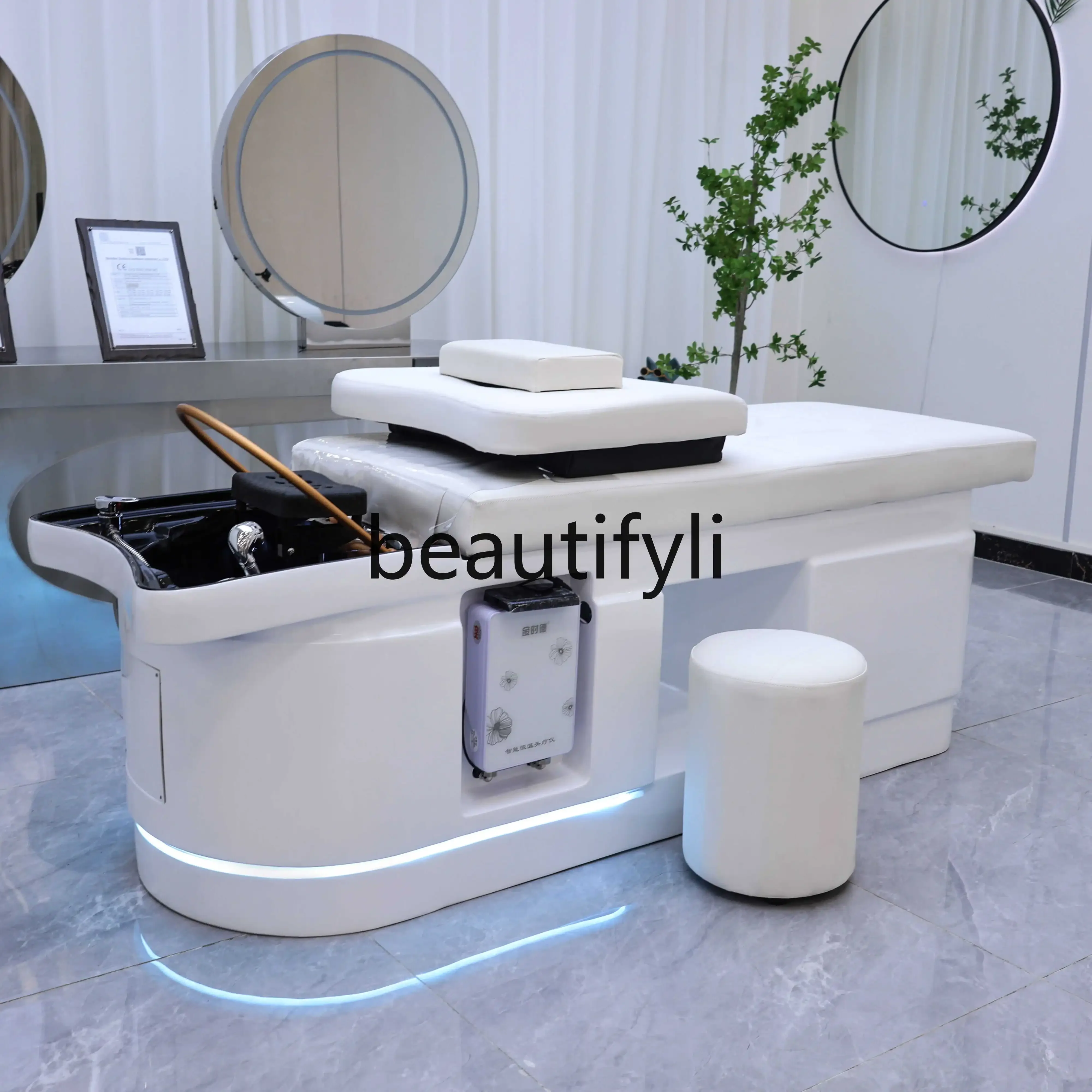 Крышка для фумигации головного зала парикмахерской кровать обработки головы с