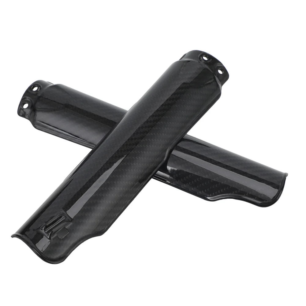 

Защита передней вилки Funparts, крышка амортизатора из настоящего углеродного волокна для Surron Light Bee X S, аксессуары для мотоциклов, электрический велосипед