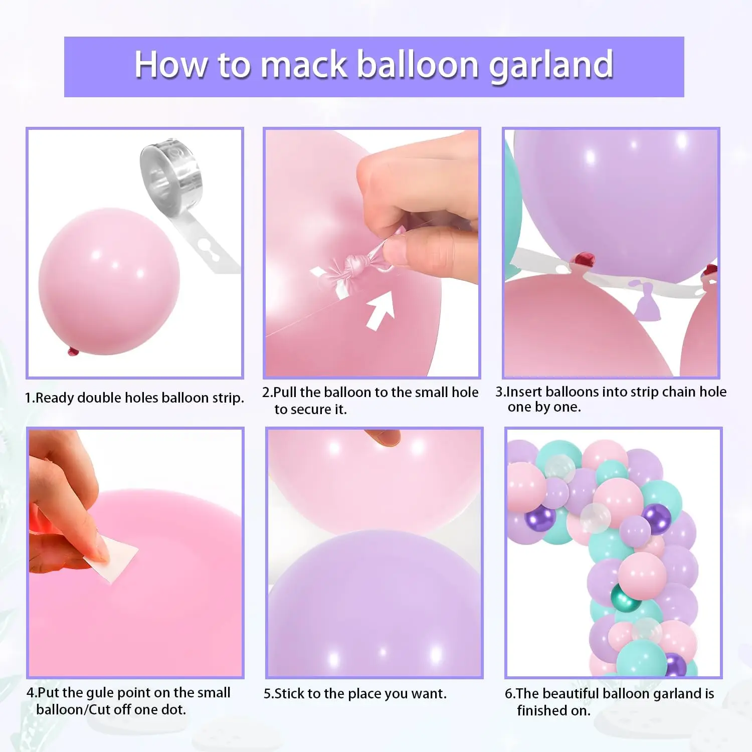 FANGLELAN Axolotl тематическая вечеринка на день рождения украшения фиолетовый