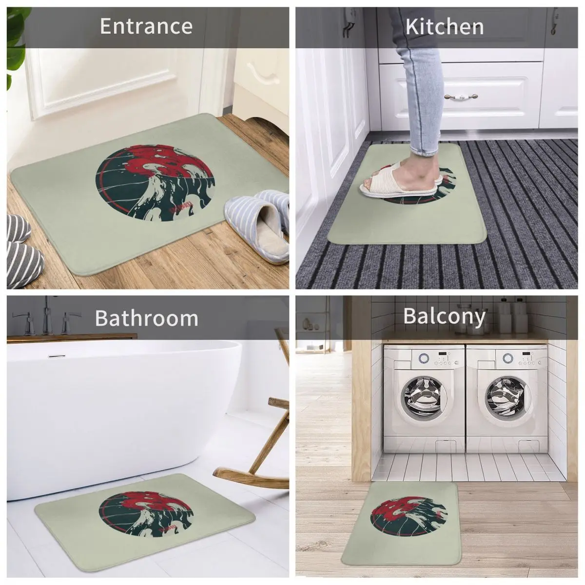 Cotopaxi Facecloth нескользящий напольный коврик с вышивкой толстые и удобные прочные