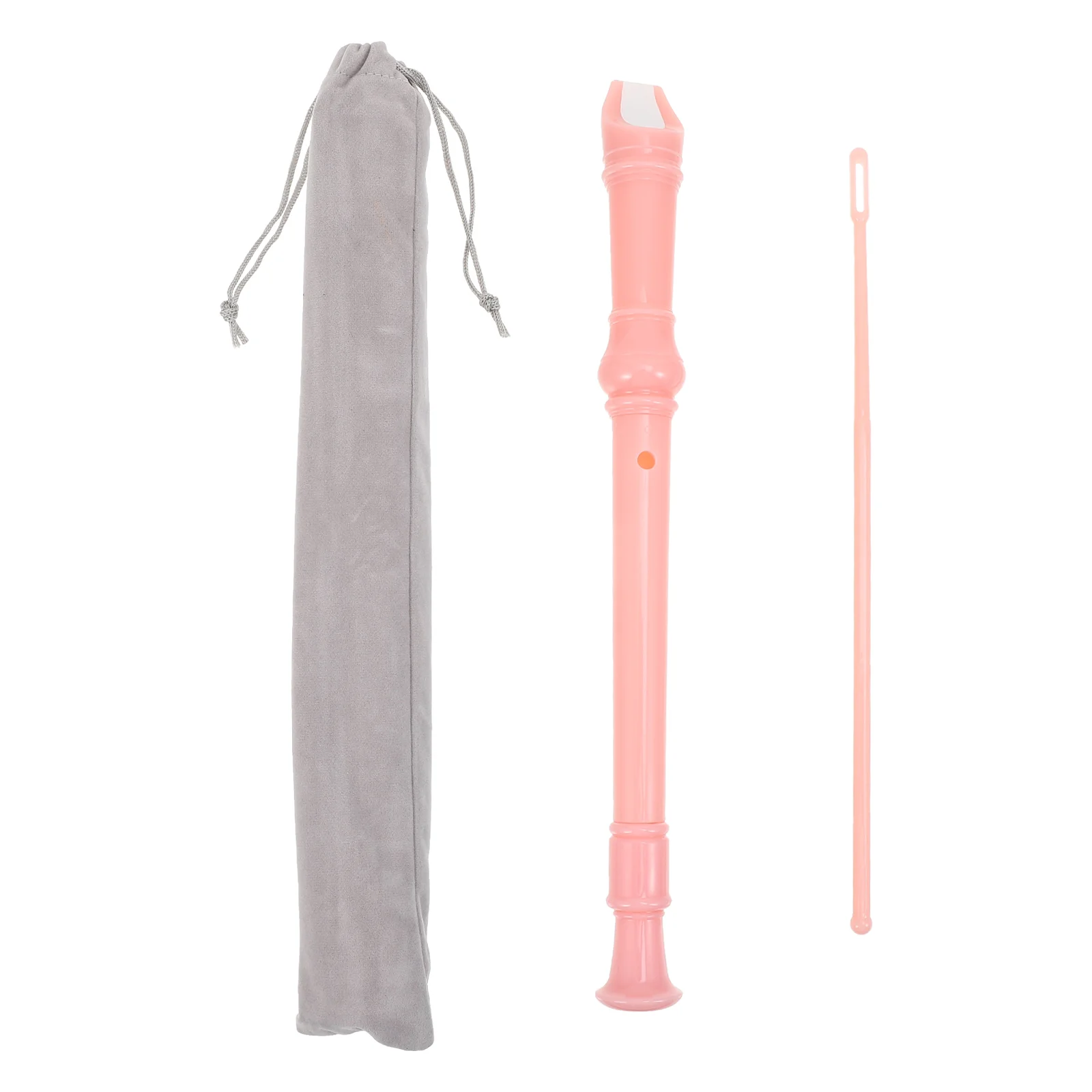 

1 Set ABS Clarinet Instrument Toy with Cleaning Rod Practical Instrument (Pink)