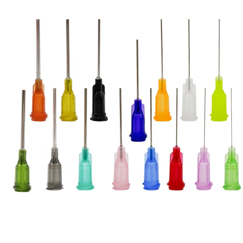 

1 inch Factory direct sale safety and durable threaded plastic and stainless steel dispensing blunt needle