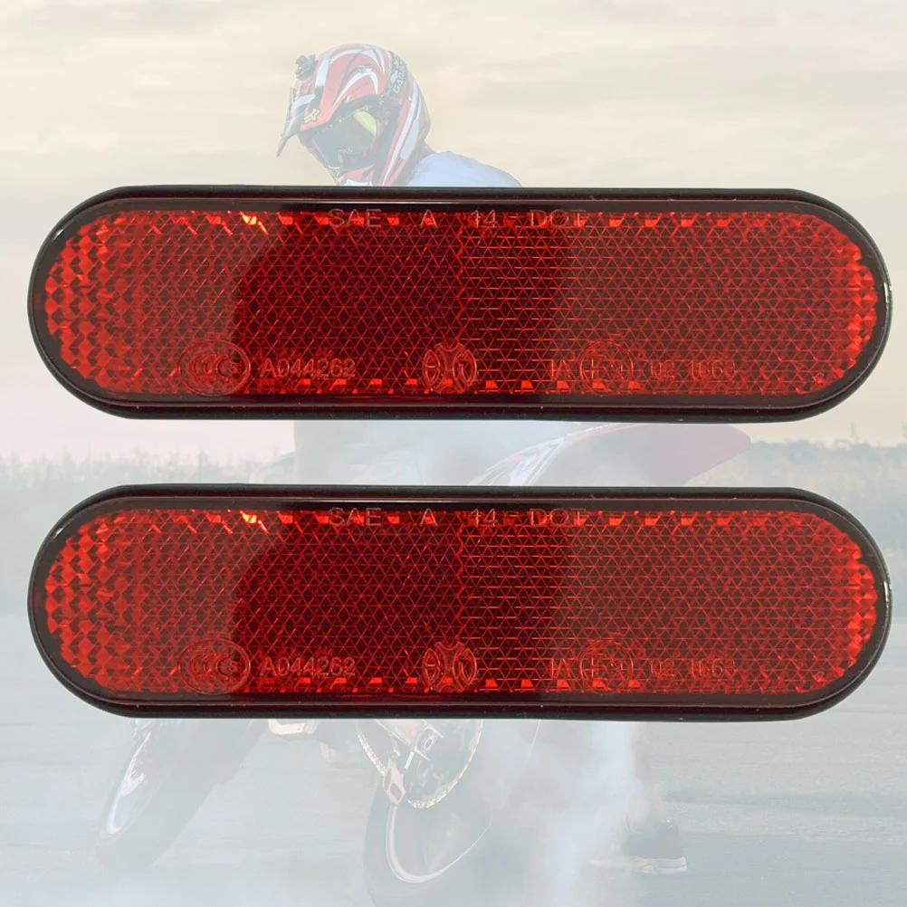 

2pcs Motorcycle Brake Tail Light 24LED Turn Signals Warning Light Side Rear Stop Running Light ( Red )