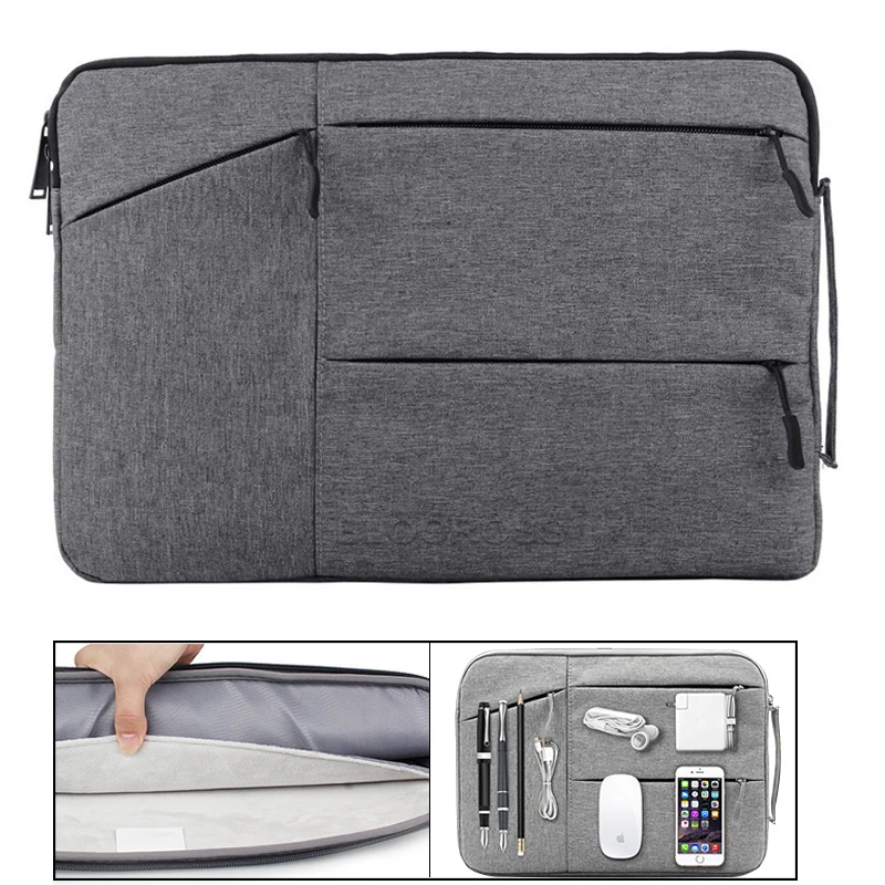 

12.9 Inch Tablet Sleeve Bag for IPad Pro 12.9 2021 2020 2018 2017 2015 Shockproof Fabric Pouch Case for Business Casual School