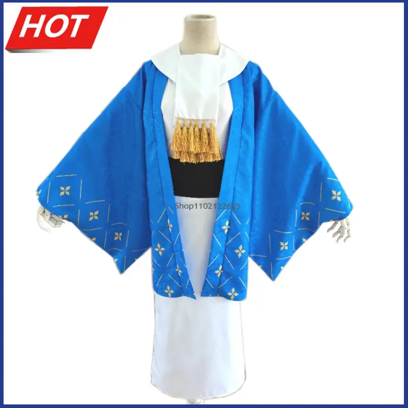 

Japanese YouTuber Virtual VTuber Luxiem Ike Eveland Cosplay Costumes Anime Hololive New Year Kimono Outfits Halloween Clothing