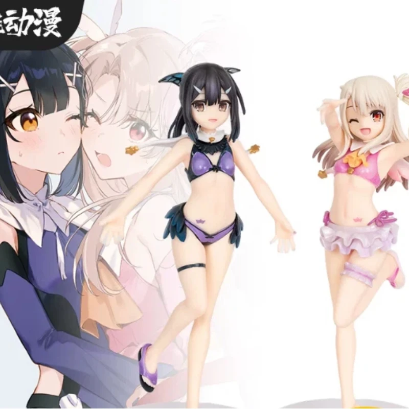 Фото Коллекционная фигурка Fate Magical Girl Illya в купальнике, японское аниме, ПВХ-модель, украшение для рабочего стола, для любителей аниме-коллекций №2