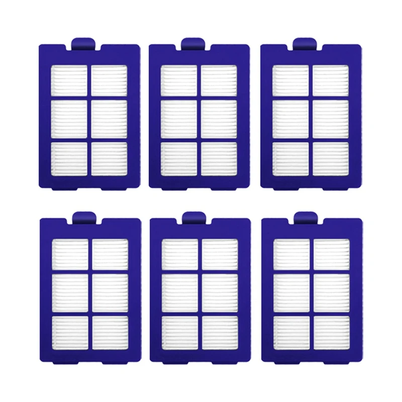 

6 PCS Filter Replacement Accessories Household Spare Parts For Eufy By Anker, Robovac X8 Hybrid Vacuum Cleaner