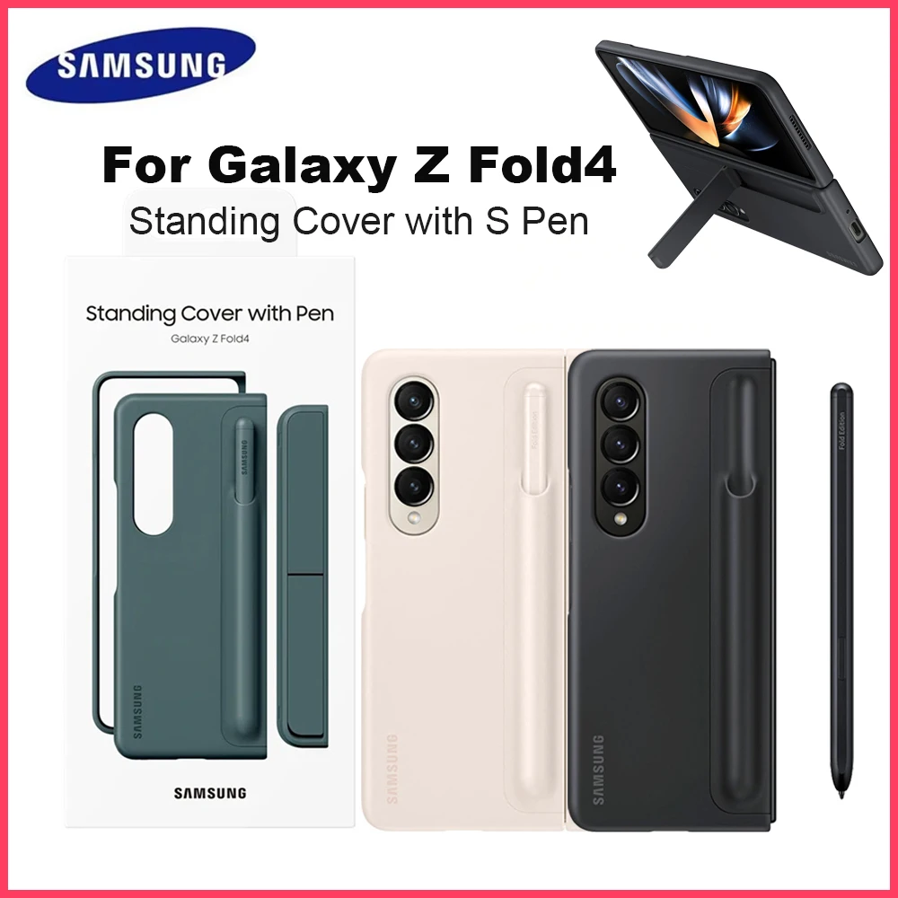 Оригинальный чехол-подставка для Samsung Galaxy Z Fold4 с чехлом смартфона S Pen EF-OF93P