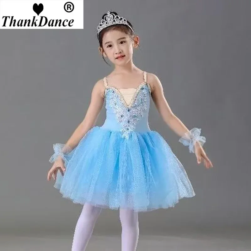 Фото Профессиональный балетный костюм yesGirl Princess Dress для девочек, балетные костюмы-пачки, одежда для выступлений и танцев на сцене №2