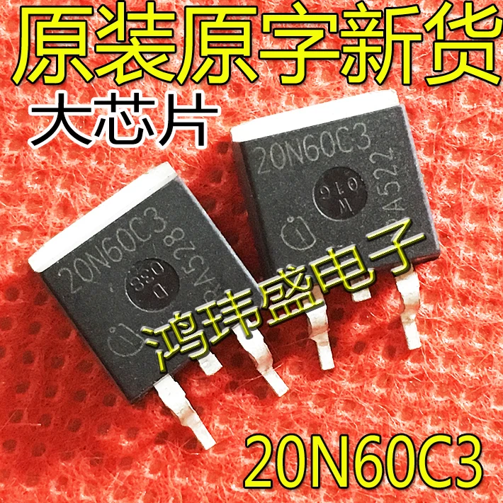 

30 шт. Оригинальный Новый полевой транзистор 20N60C3 SPB20N60C3 TO-263 600 в