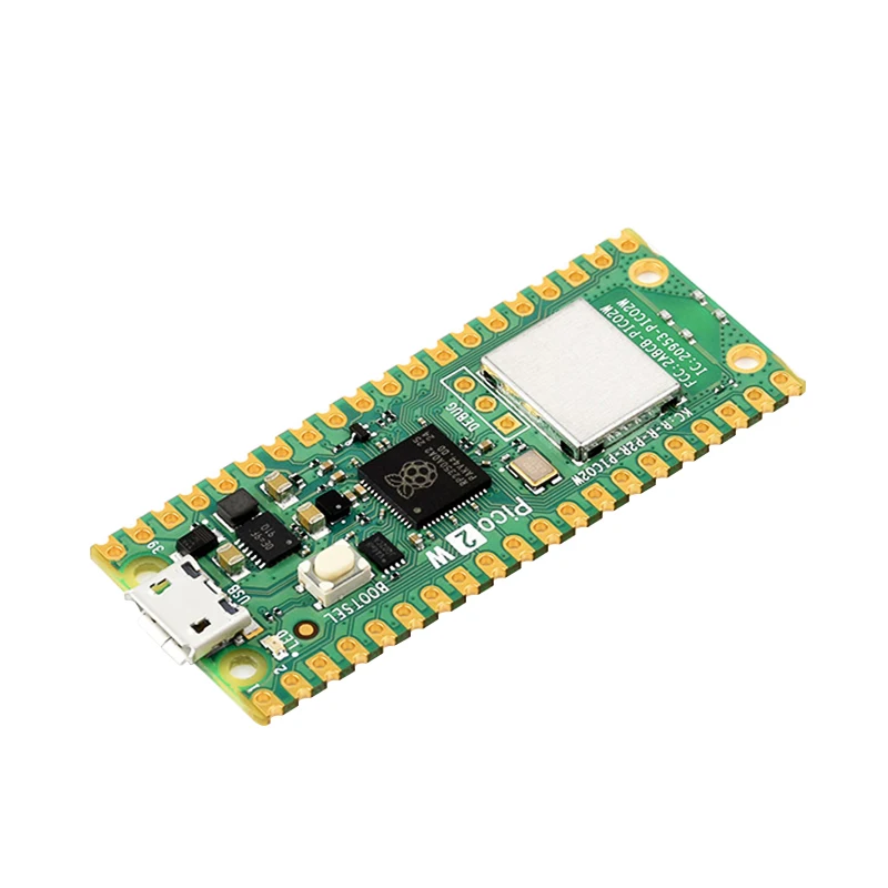 Чип микроконтроллера Raspberry Pi Pico 2 Вт RP2350 двухъядерный кронштейн Cortex-M33 и Hazard3 RISC-V